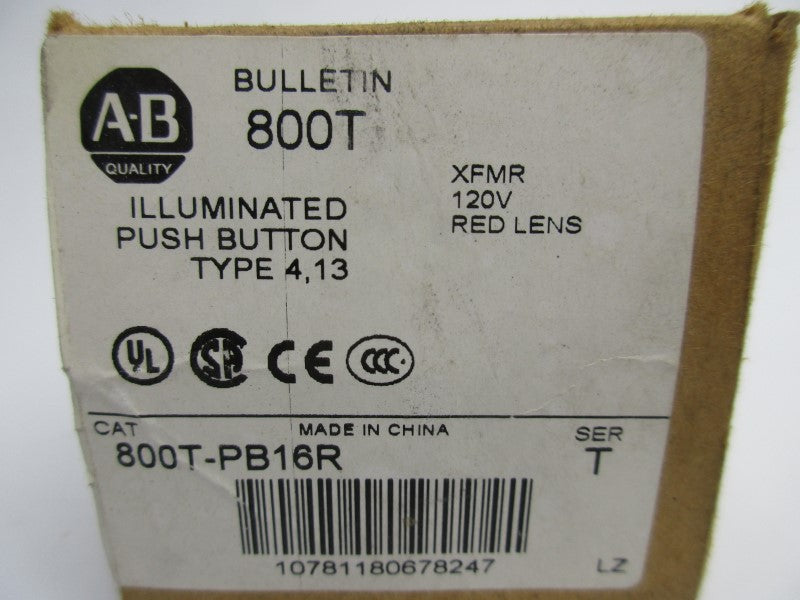 INDUSTRIAL SPARE PART 800T-PB16R SER. T (BR/WH) NSMP