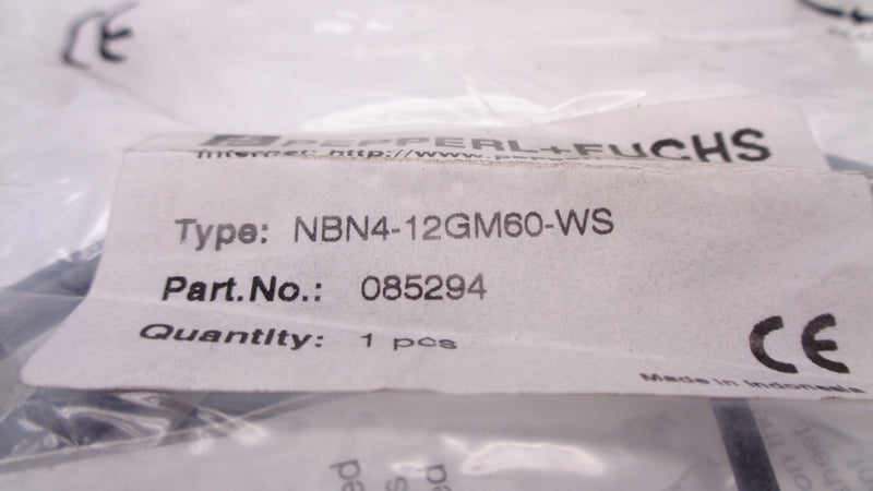 PEPPERL+FUCHS NBN4-12GM60-WS 085294 NSMP