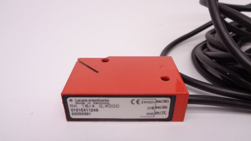 LEUZE ELECTRONIC RK18/4G,4000 NSNP