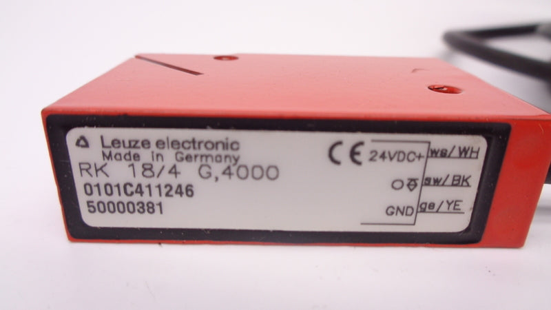LEUZE ELECTRONIC RK18/4G,4000 NSNP