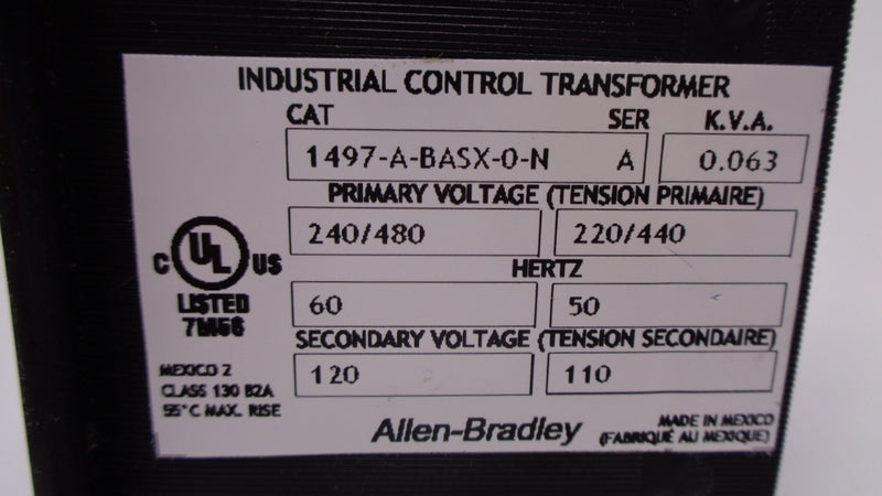 ALLEN BRADLEY 1497-A-BASX-0-N SER. A NSNP