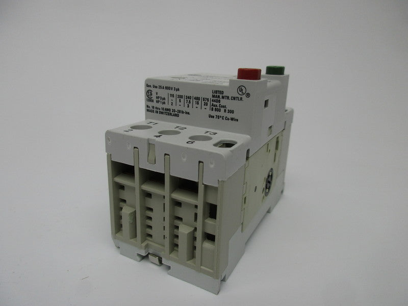 ALLEN BRADLEY 140-MN-0630 SER. C 600V 4-6.3A (BR/WH) NSMP