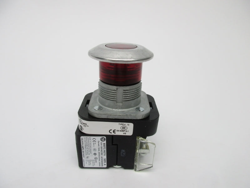 ALLEN BRADLEY 800T-FXQH2RA1 SER. U 12-130VAC/DC (WH) NSMP