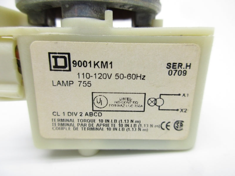 SQUARE D 9001KM1 SER. H 110-120V NSNP