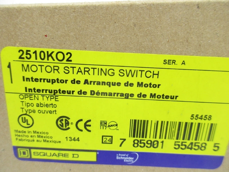 SQUARE D 2510KO2 SER. A (AS PICTURED) NSMP