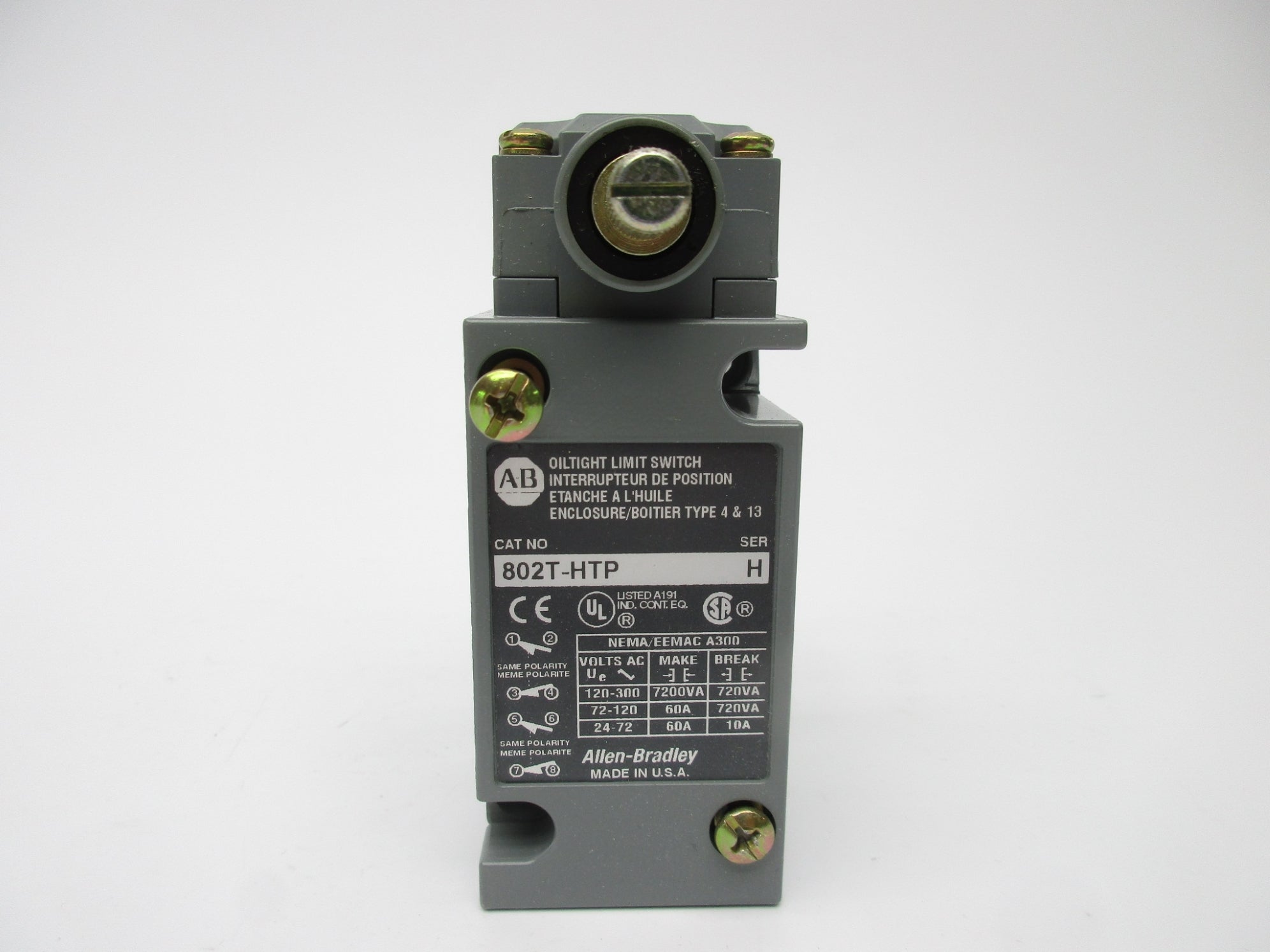 INDUSTRIAL SPARE PART 802T-HTP SER. H 120-300VAC 60A NSNP