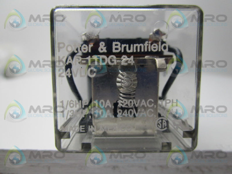 POTTER & BRUMFIELD KAP-11DG-24 RELAY 24VDC  NSMP