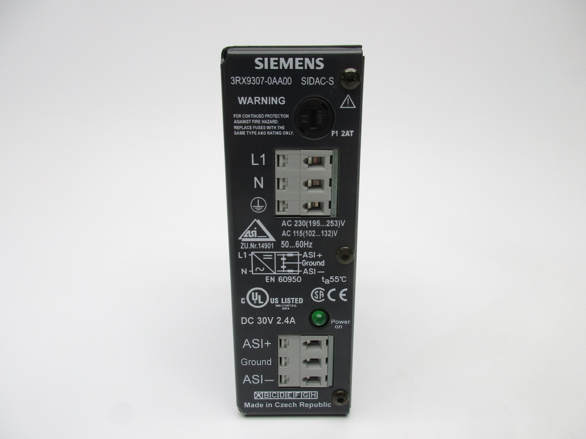 SIEMENS 3RX9307-0AA00 SIDAC-S 115V 2.4A NSNP