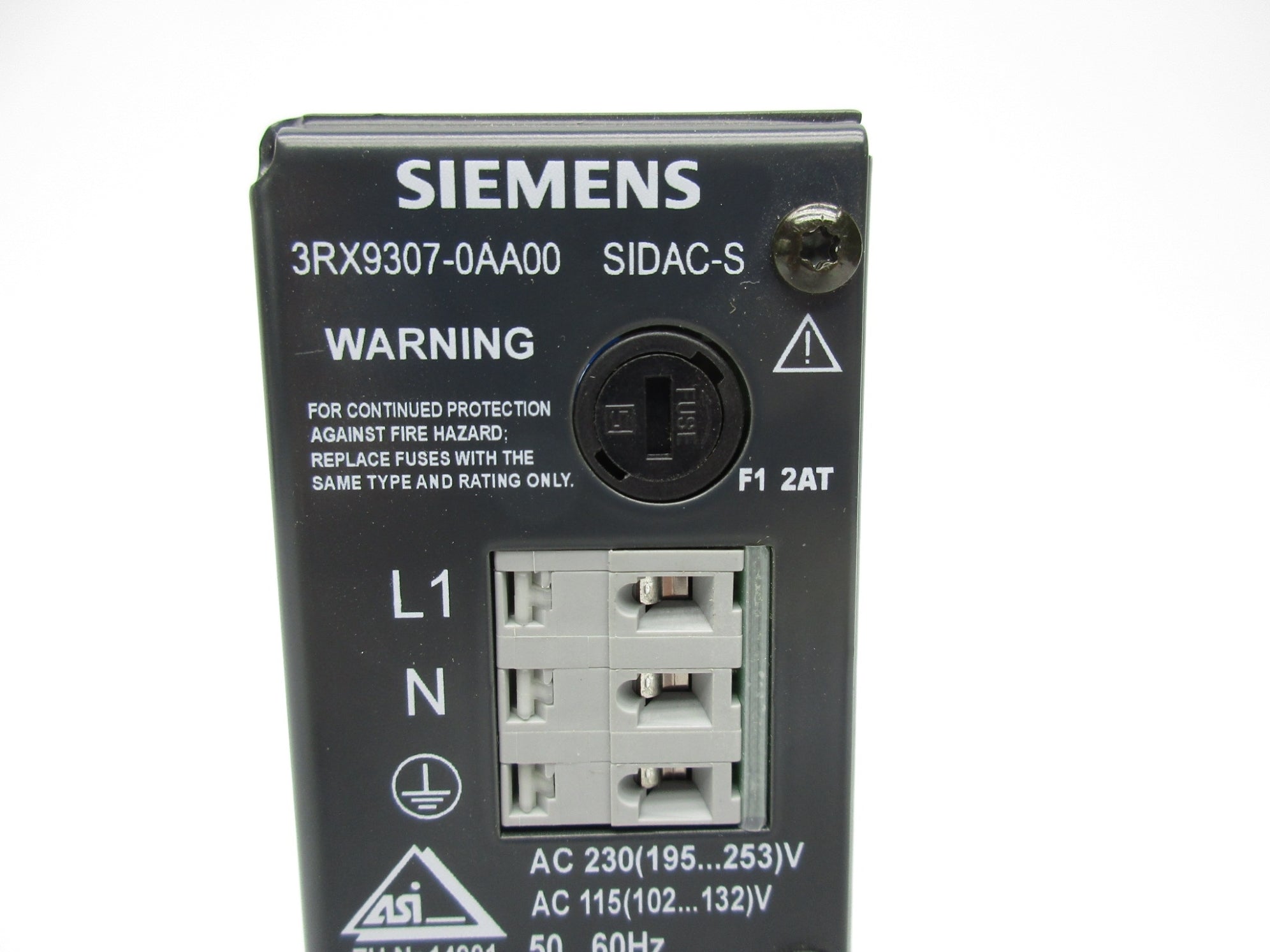 SIEMENS 3RX9307-0AA00 SIDAC-S 115V 2.4A NSNP
