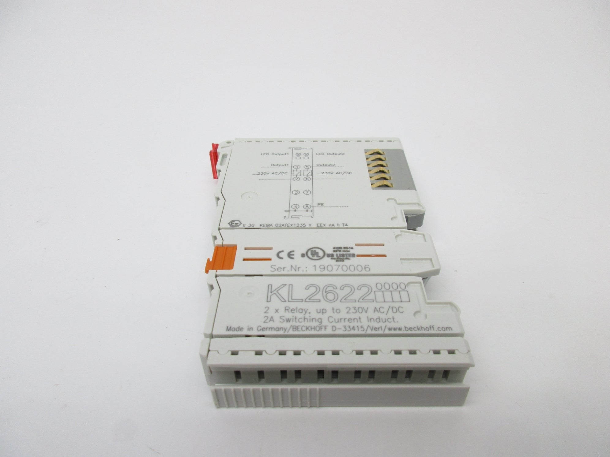 BECKOFF KL2622 230VAC/DC 2A NSMP