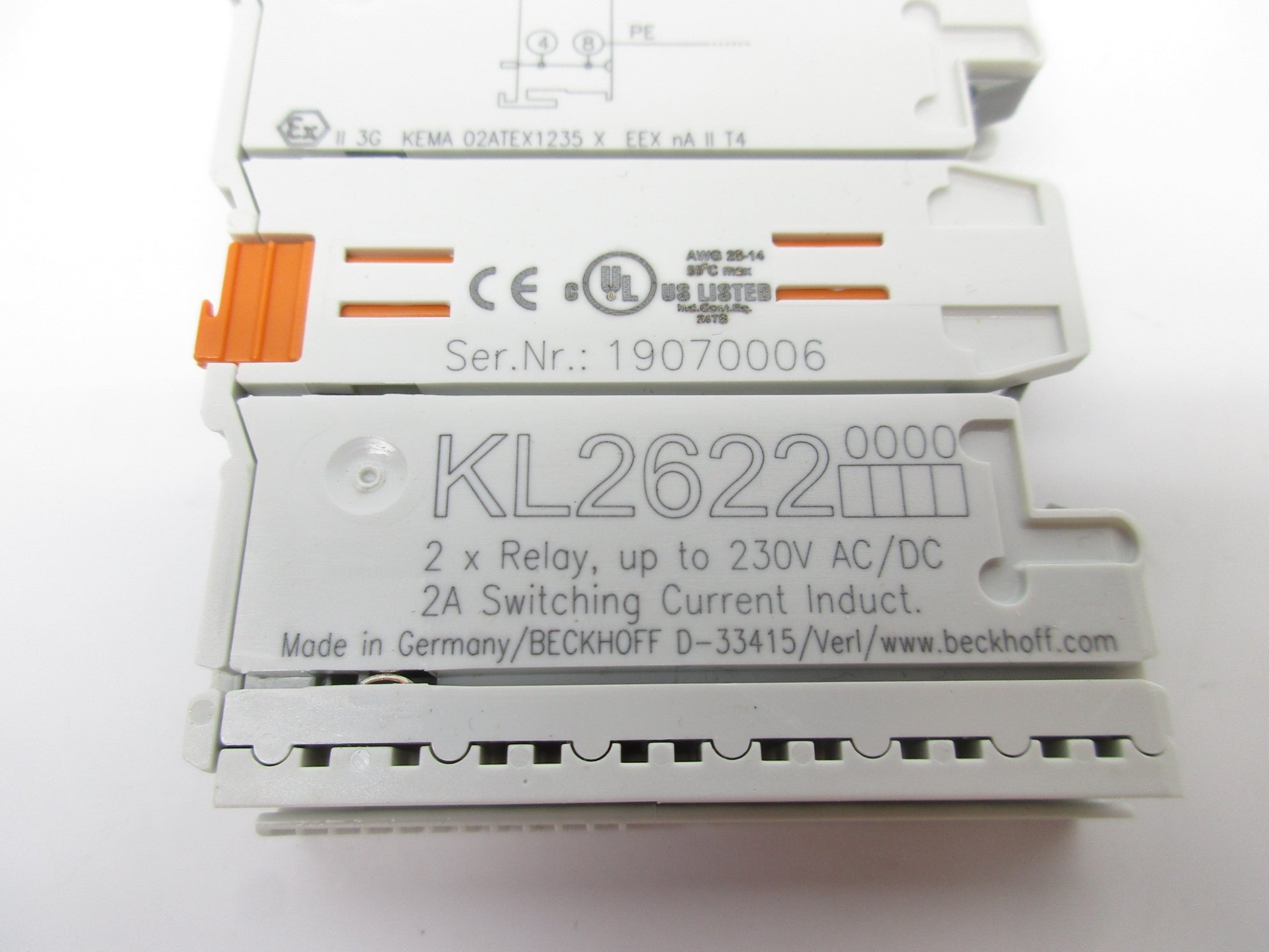 BECKOFF KL2622 230VAC/DC 2A NSMP