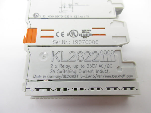 BECKOFF KL2622 230VAC/DC 2A NSMP