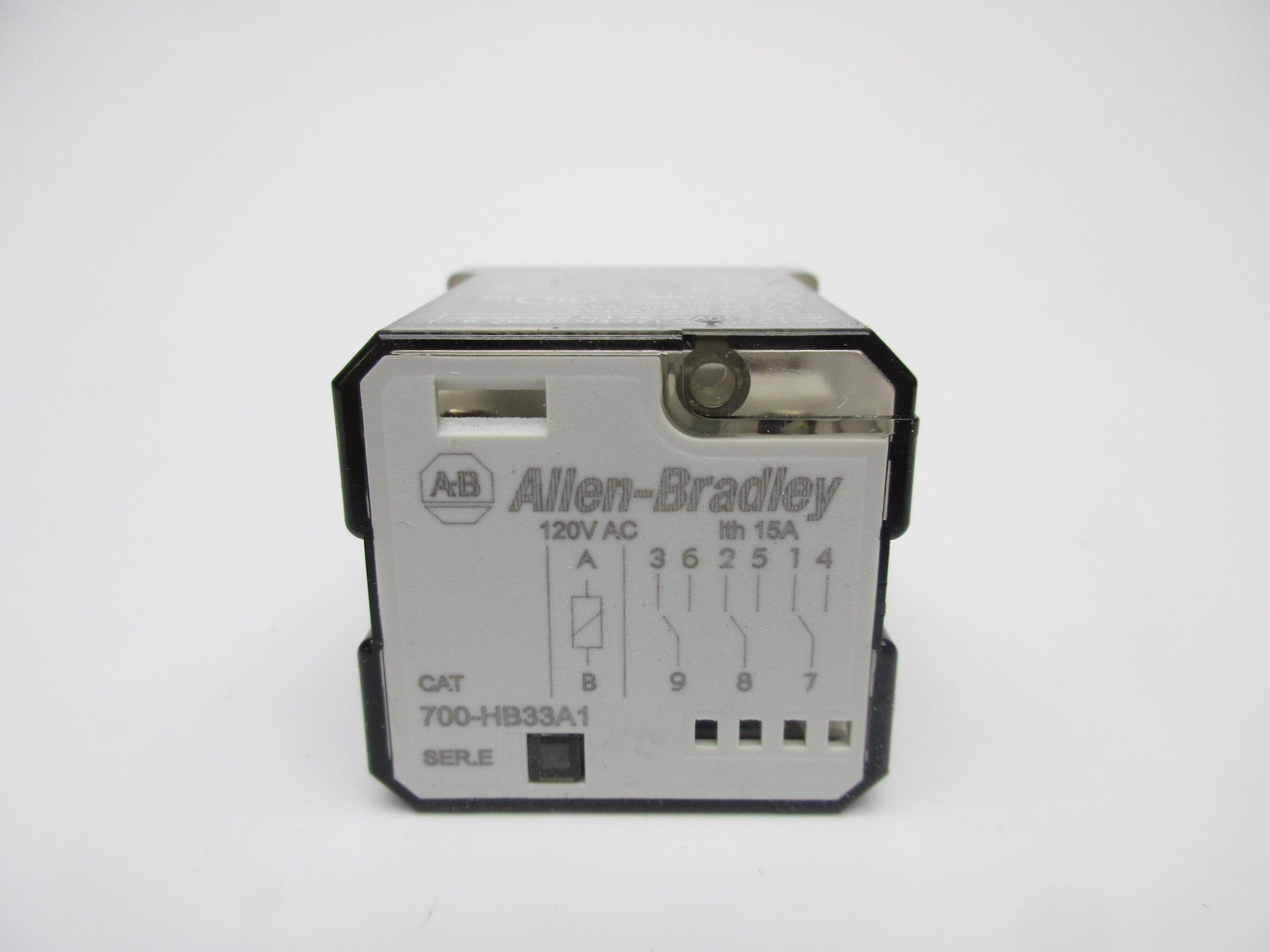 ALLEN BRADLEY 700-HB33A1 SER. E 120VAC 15A NSNP