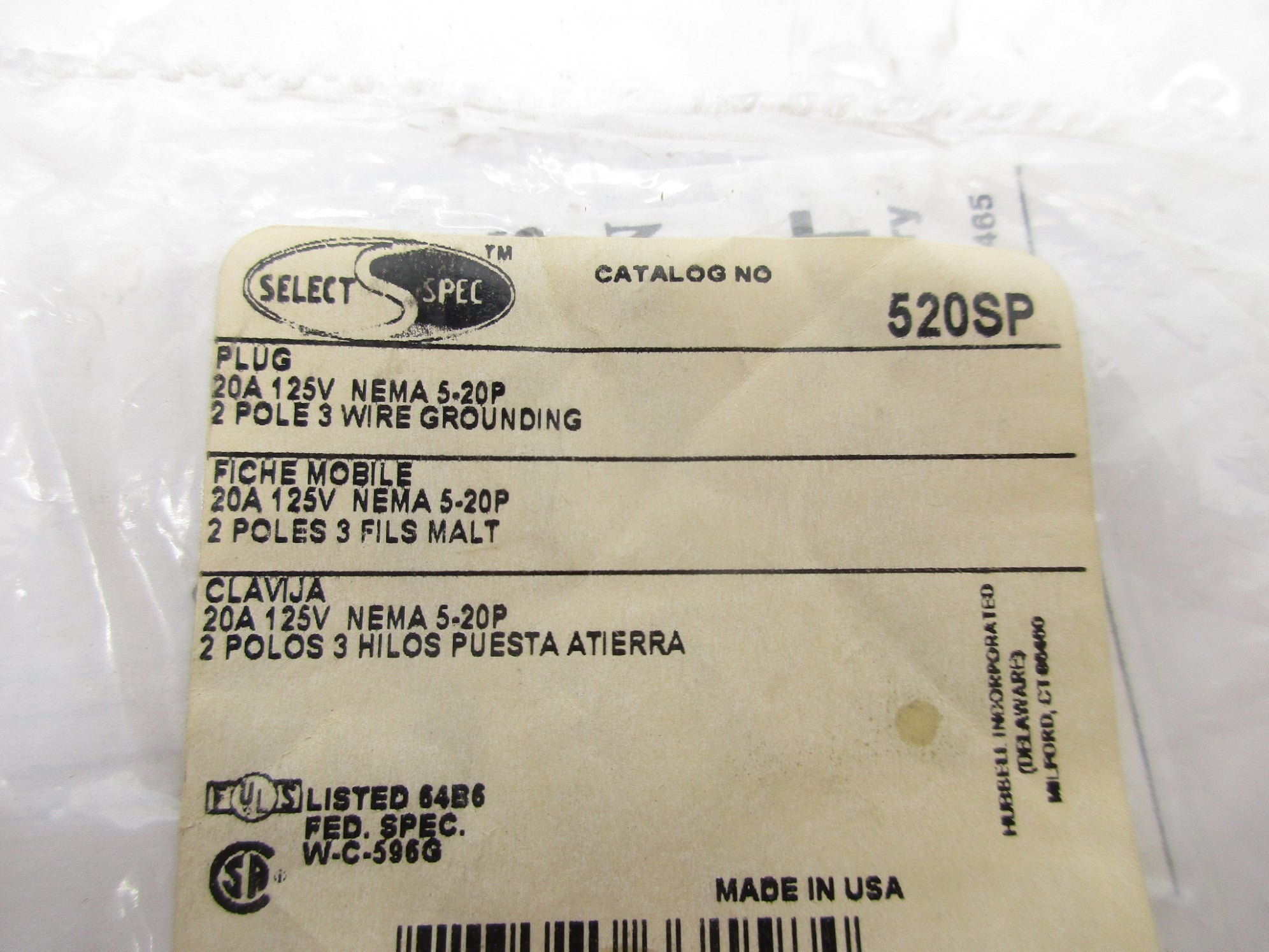 HUBBELL 520SP NSMP