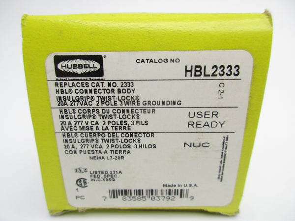 HUBBELL HBL2333 NSMP