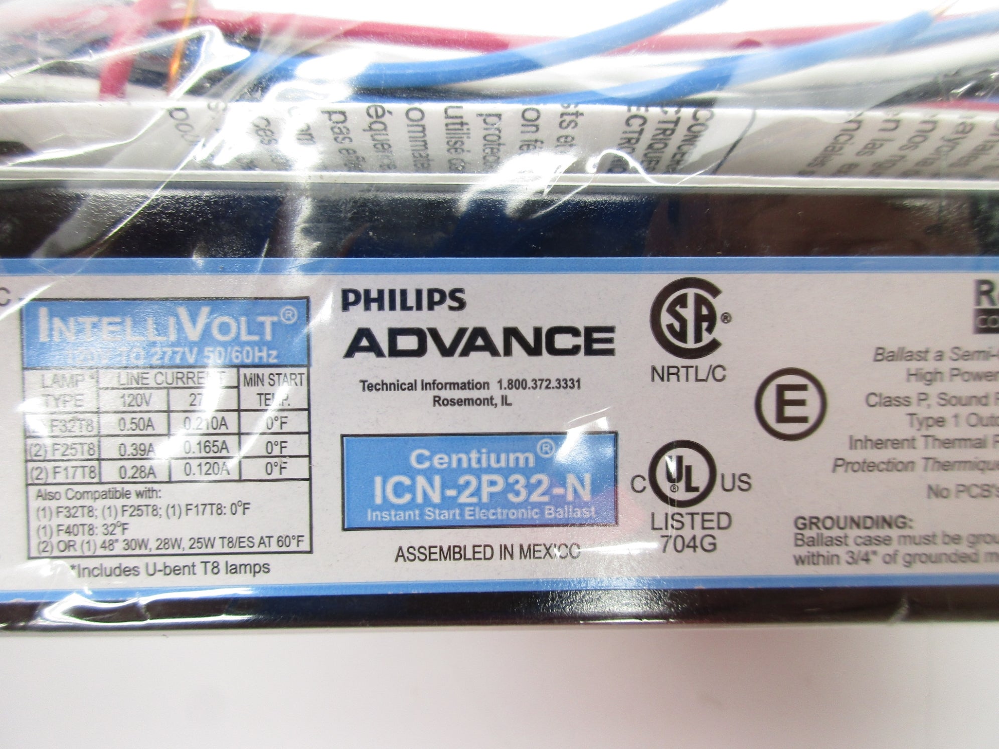 PHILIPS ADVANCE ICN-2P32-N 120-277V NSMP