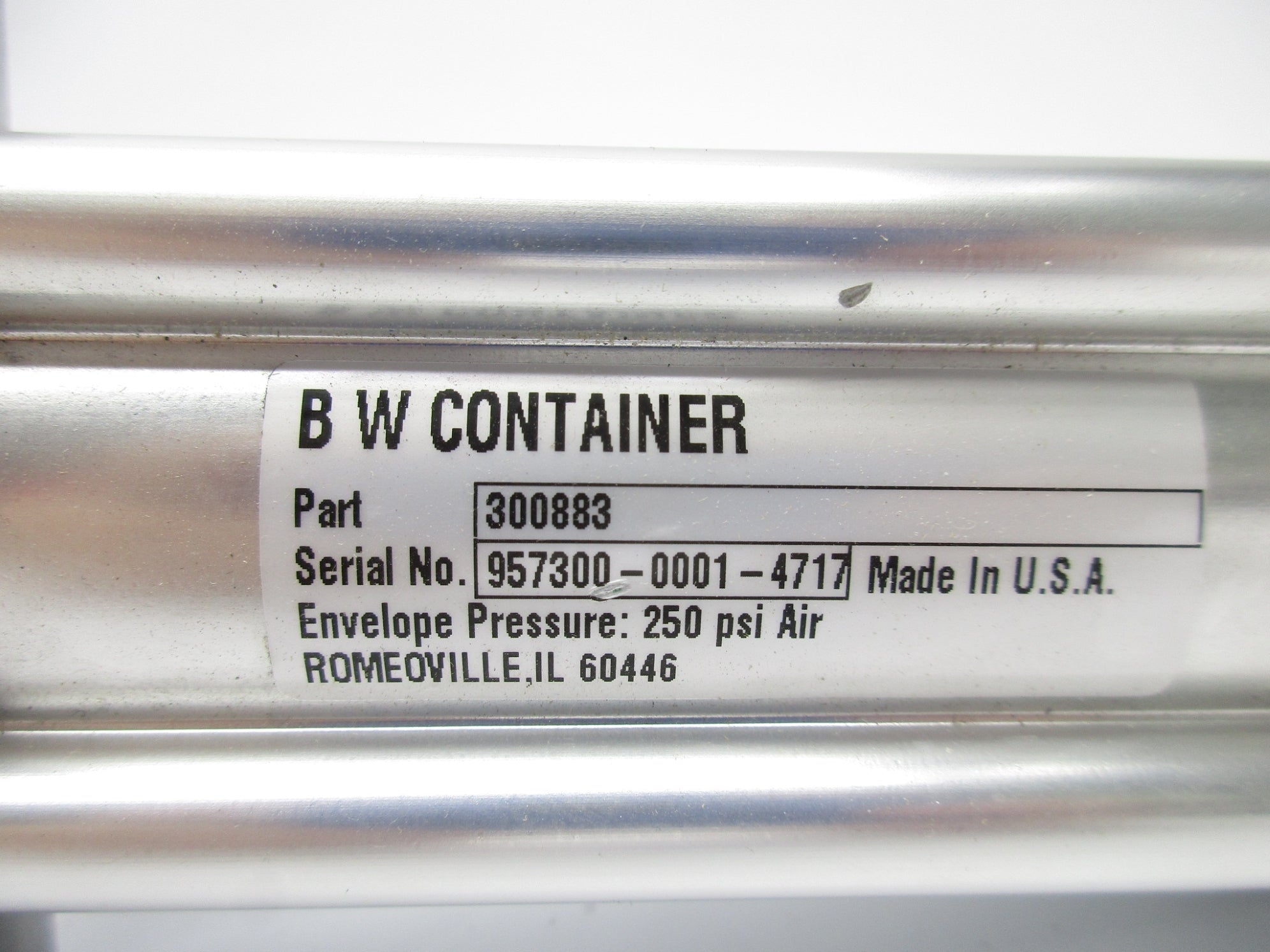 B W CONTAINER 300883 NSNP