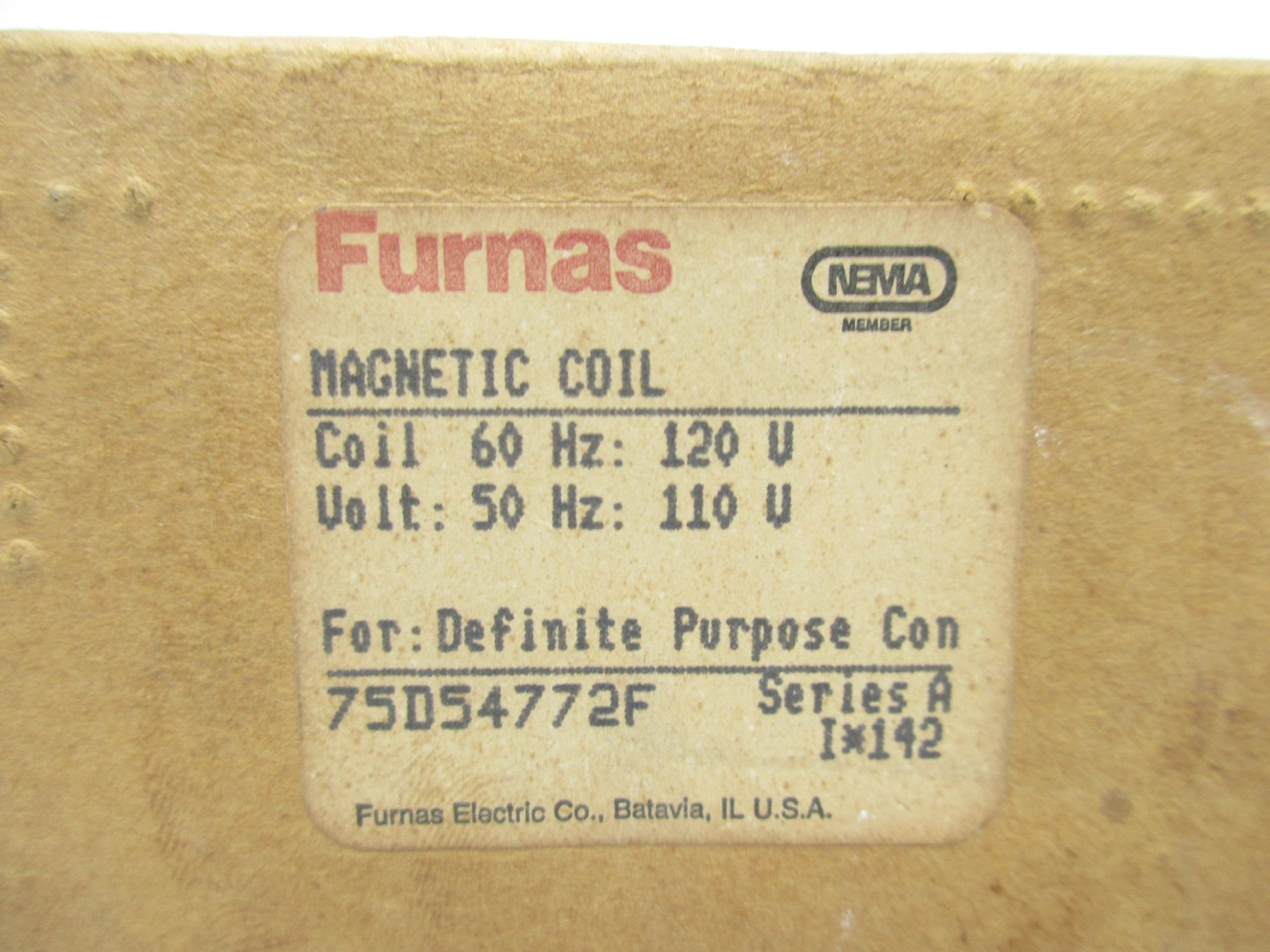 FURNAS 75D54772F SER. A 110/120V NSMP