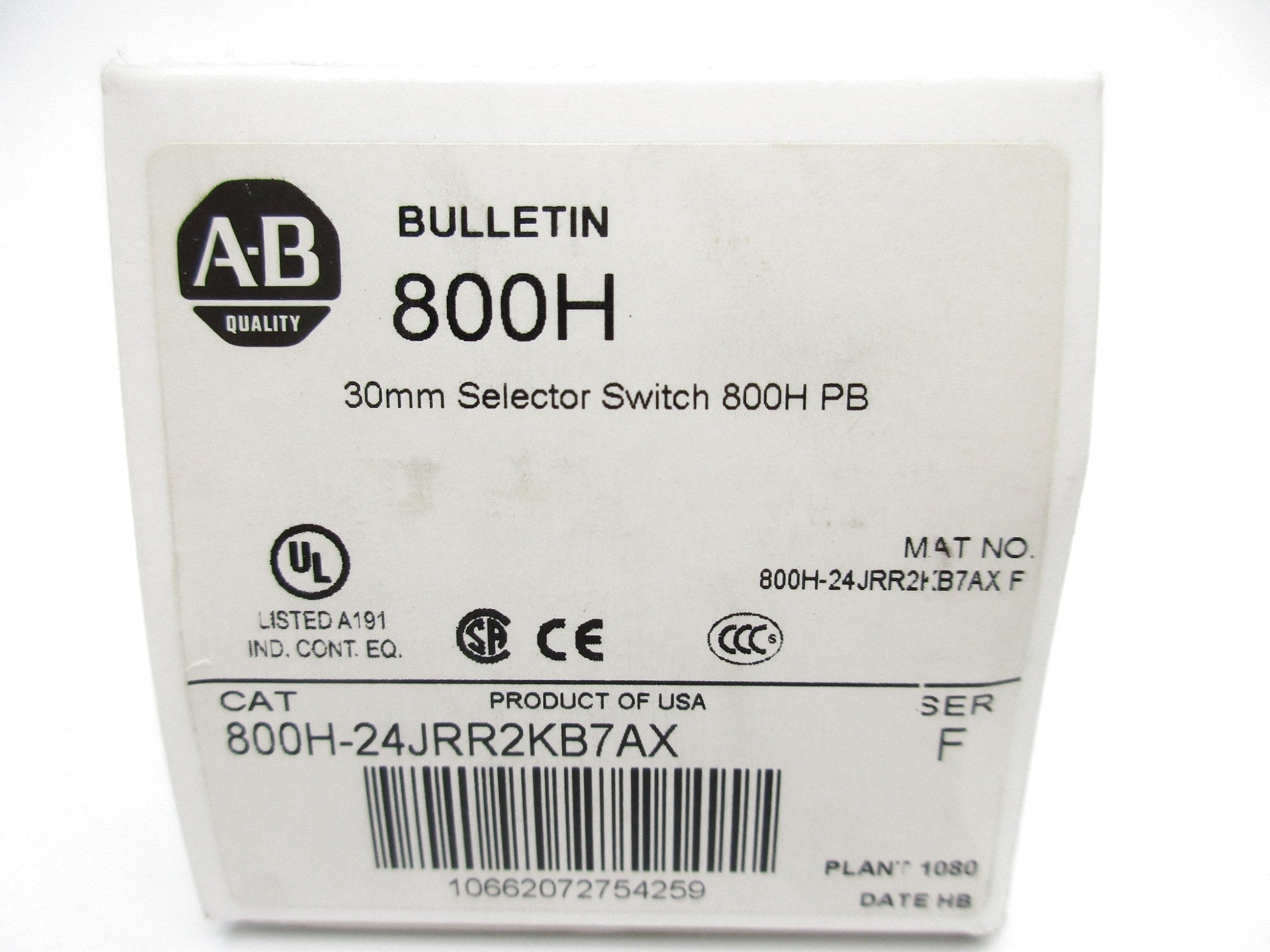 INDUSTRIAL SPARE PART 800H-24JRR2KB7AX SER. F (WH) NSMP