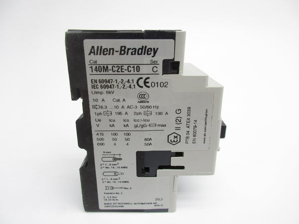 ALLEN BRADLEY 140M-C2E-C10 SER. C 690V 6.3-10A NSMP