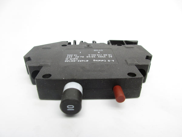 ALLEN BRADLEY 1492-GH100 SER. B 250VAC 10A NSMP