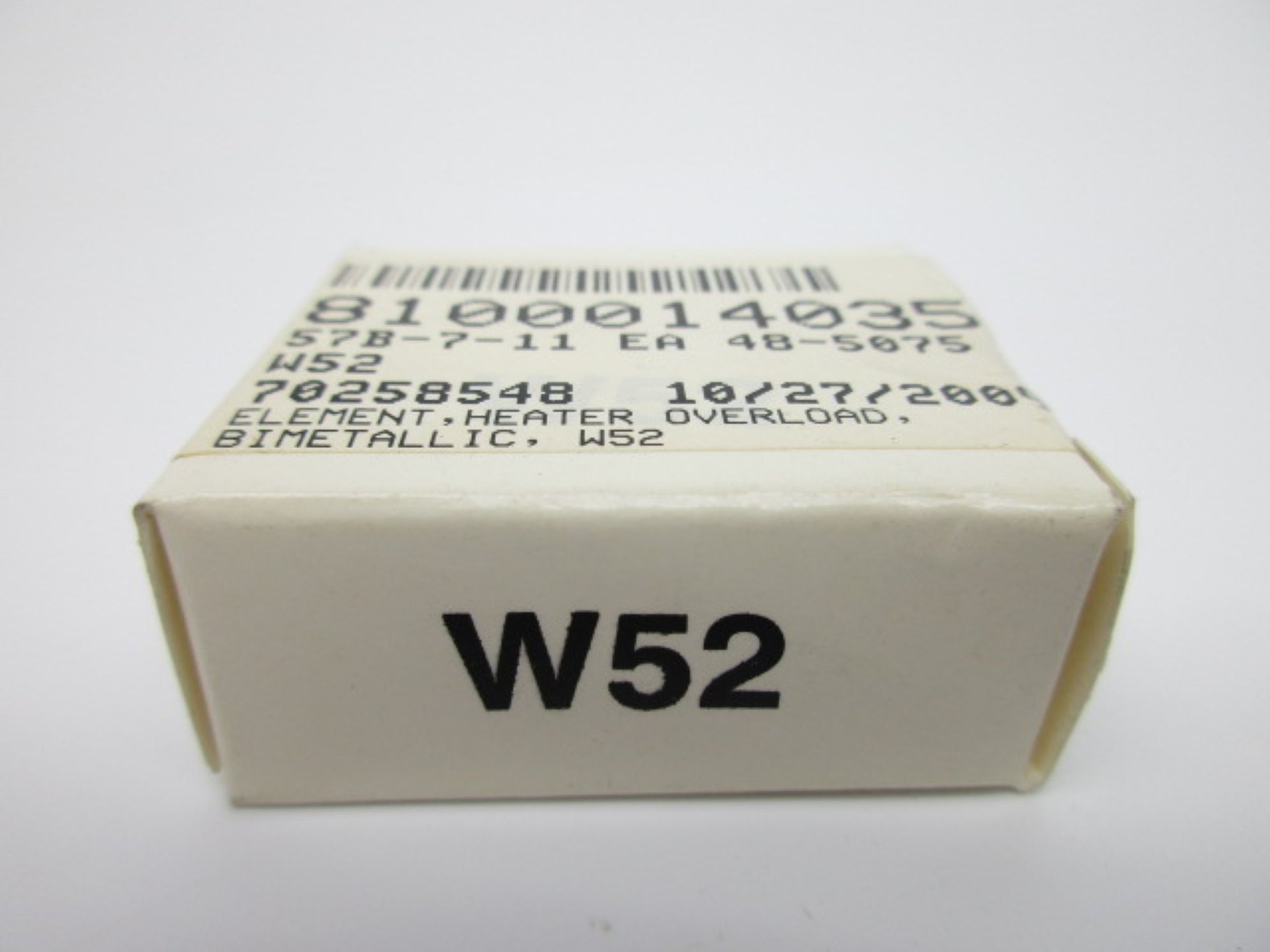 ALLEN BRADLEY W52 (WH) NSMP