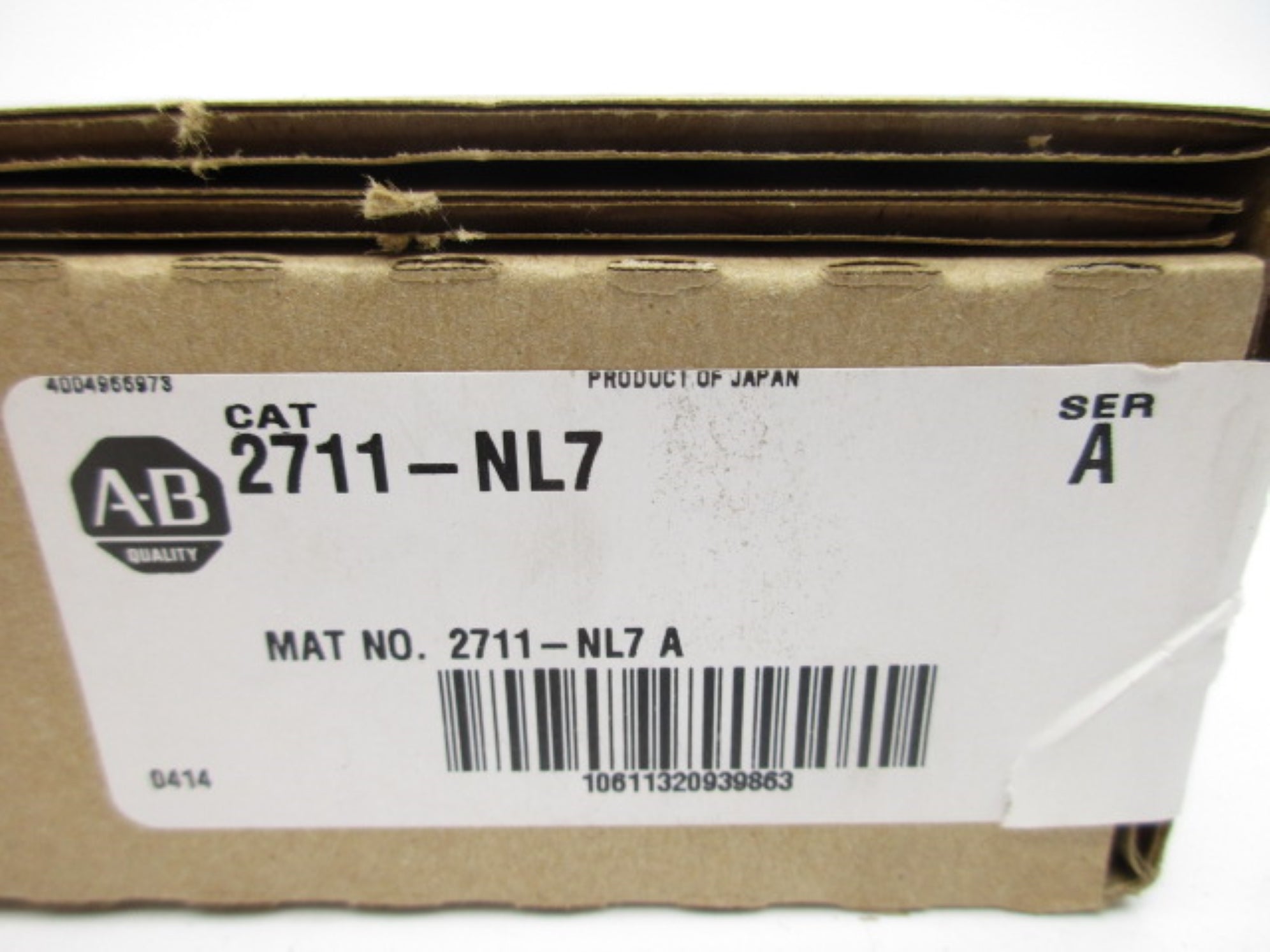 INDUSTRIAL SPARE PART 2711-NL7 SER. A (BR/WH) NSFS