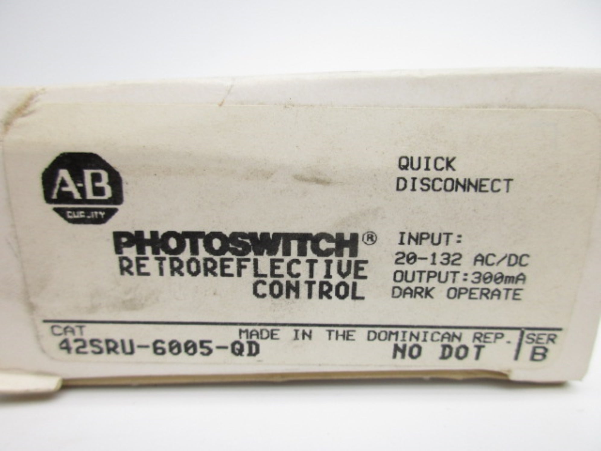 ALLEN BRADLEY 42SRU-6005-QD SER. B 20-132VAC/DC (GY/BL) NSMP