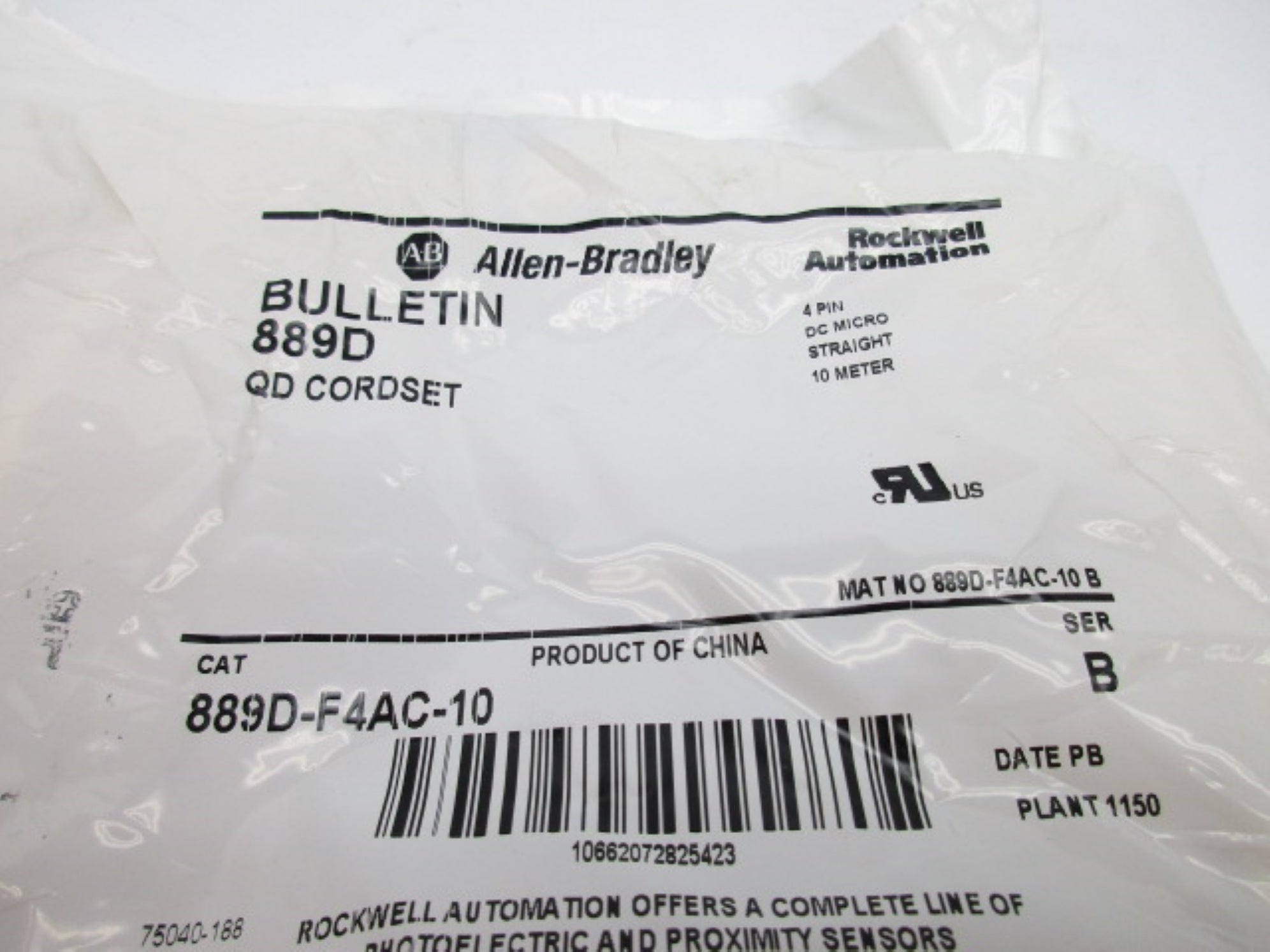 ALLEN BRADLEY 889D-F4AC-10 SER. B 250V 4A NSMP