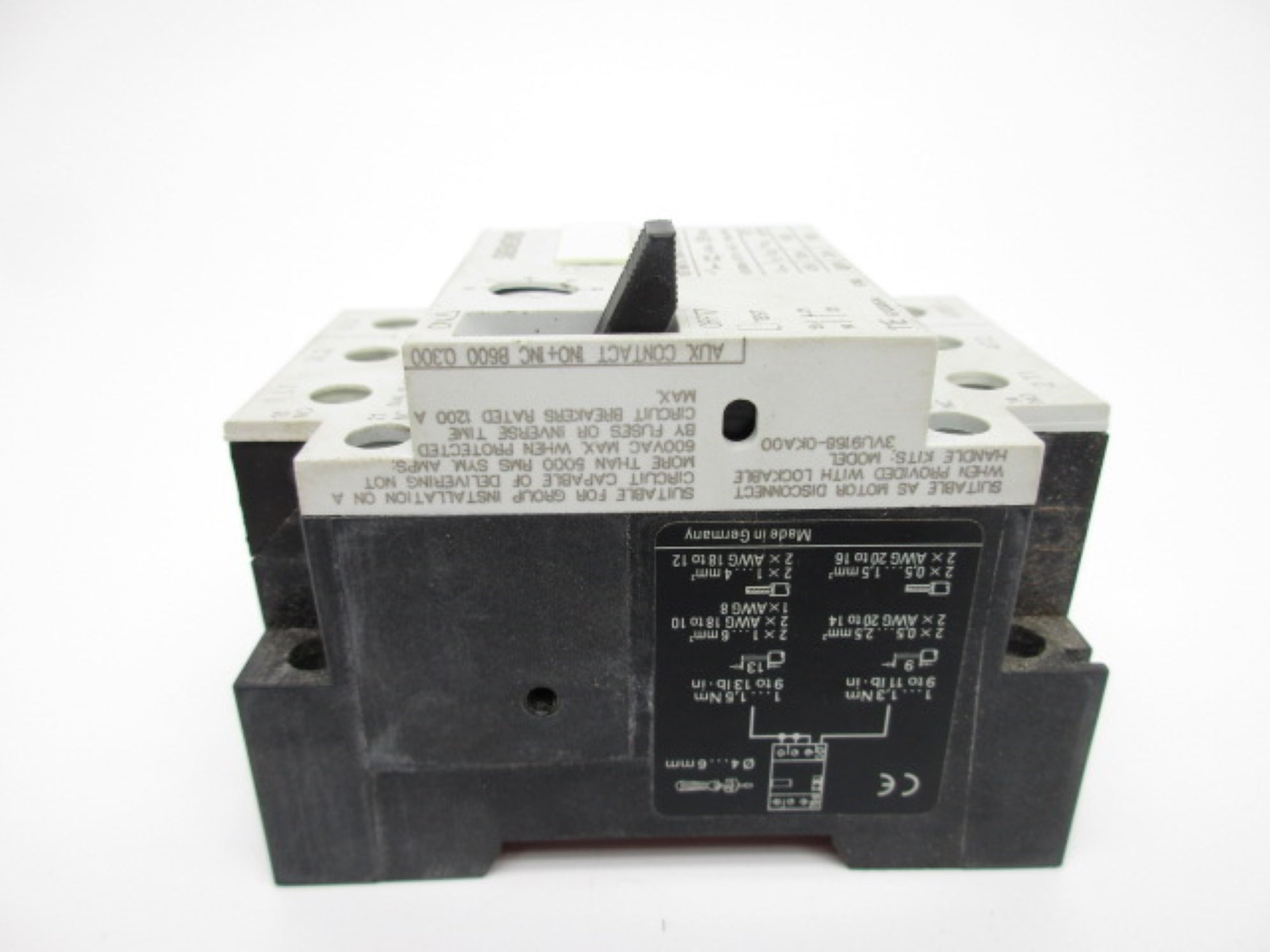 SIEMENS 3VU1300-1ML00 600VAC 6-10A NSNP