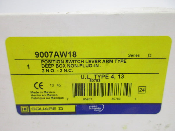SQUARE D 9007AW18 SER. D NSMP