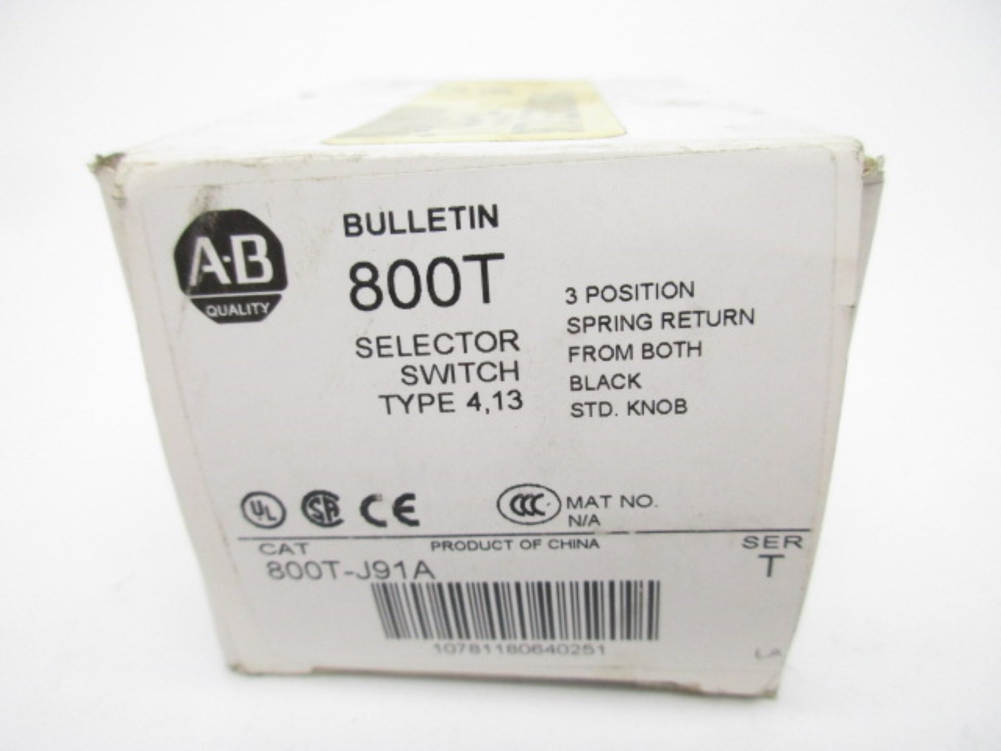 INDUSTRIAL SPARE PART 800T-J91A SER. T (AS PICTURED) (WH) NSMP