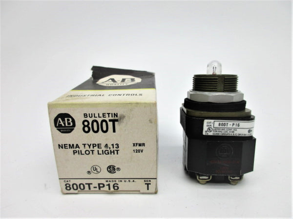 ALLEN BRADLEY 800T-P16 SER. T 120V (BK/YL) NSMP