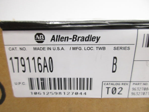 ALLEN BRADLEY 1791-16A0 SER. B 79-132VAC NSMP