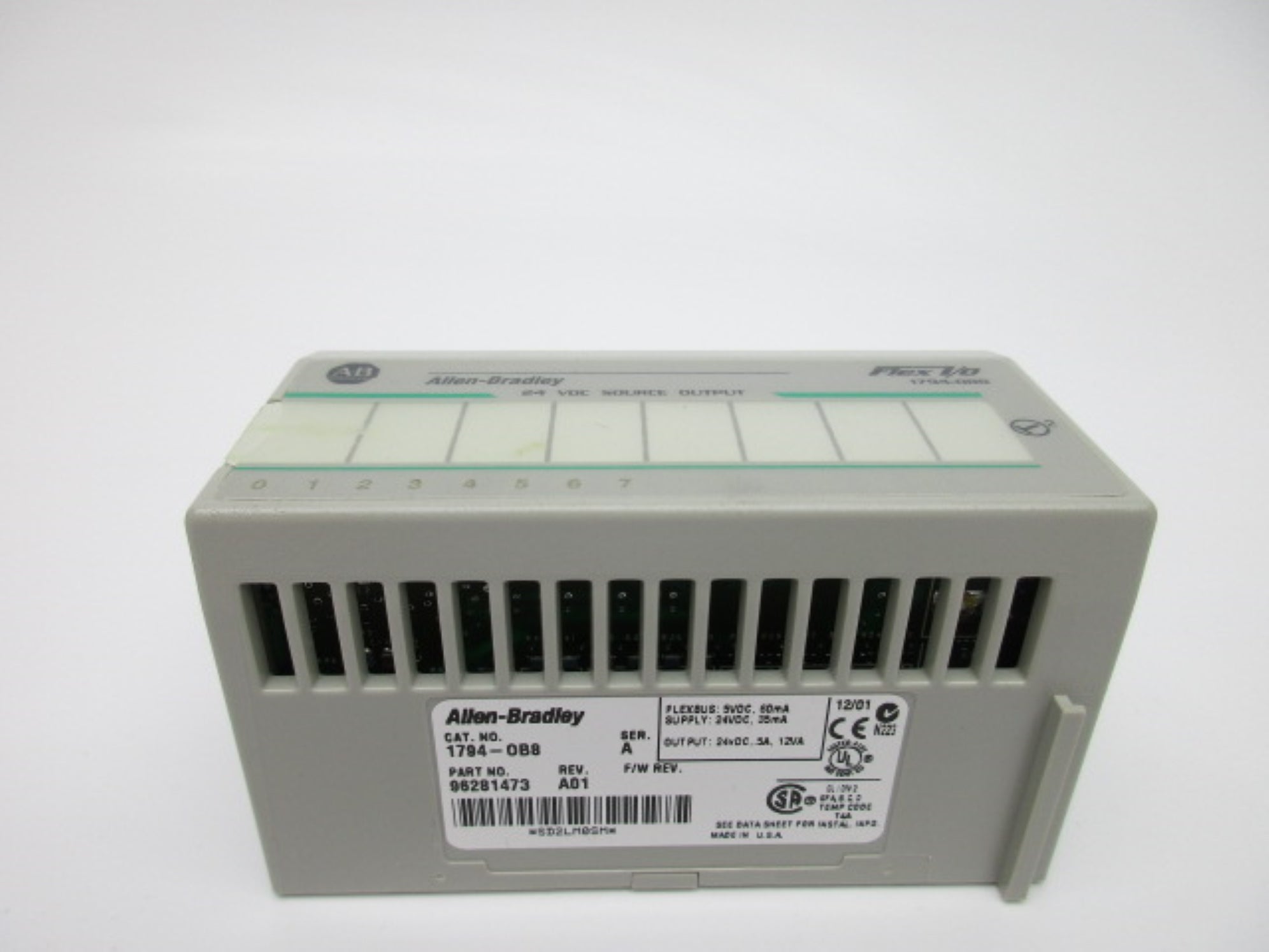 ALLEN BRADLEY 1794-OB8 SER. A 24VDC 0.5A NSMP