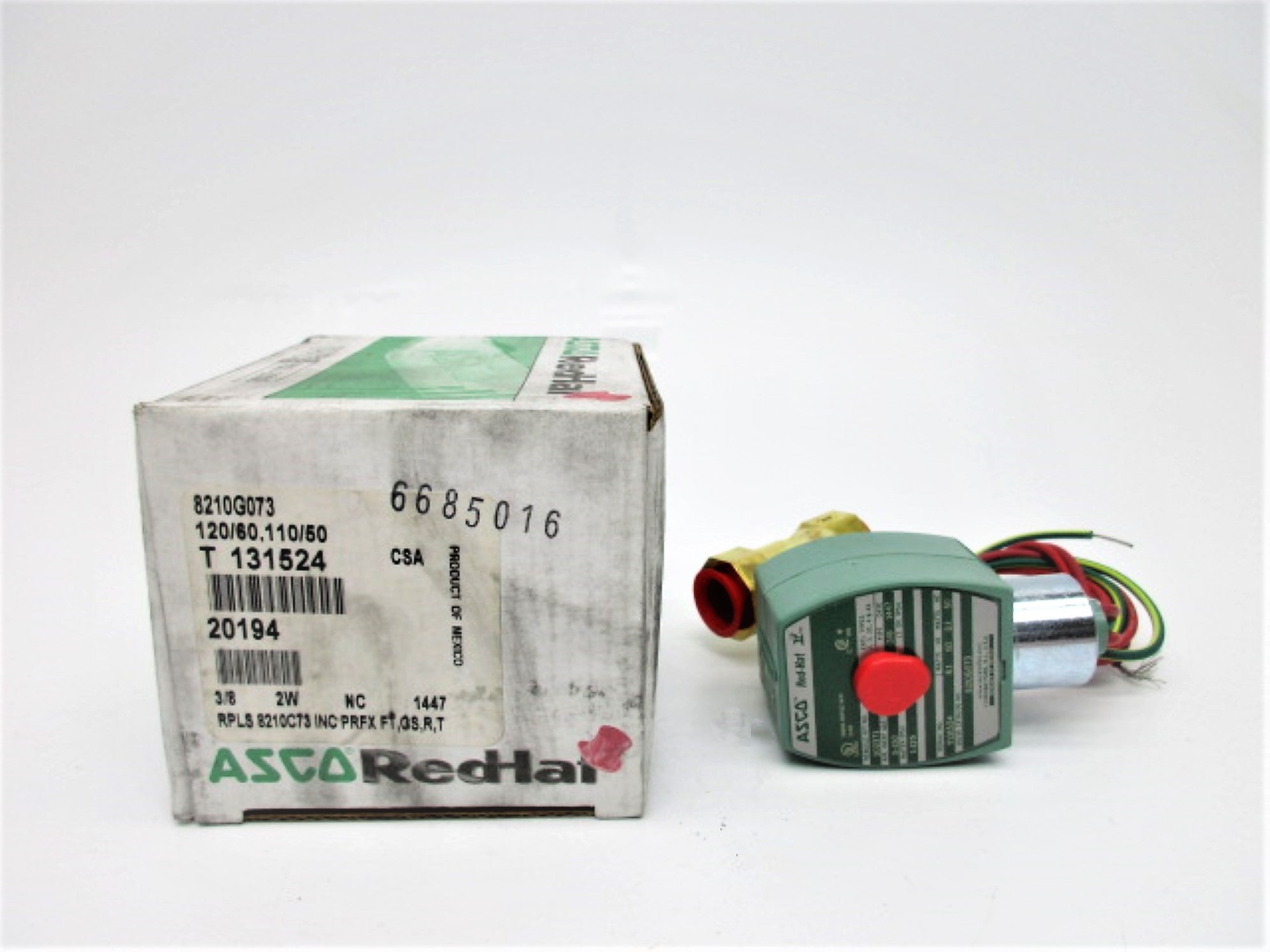 ASCO 8210G073 110/120V 5-150PSI 3/8" NSMP