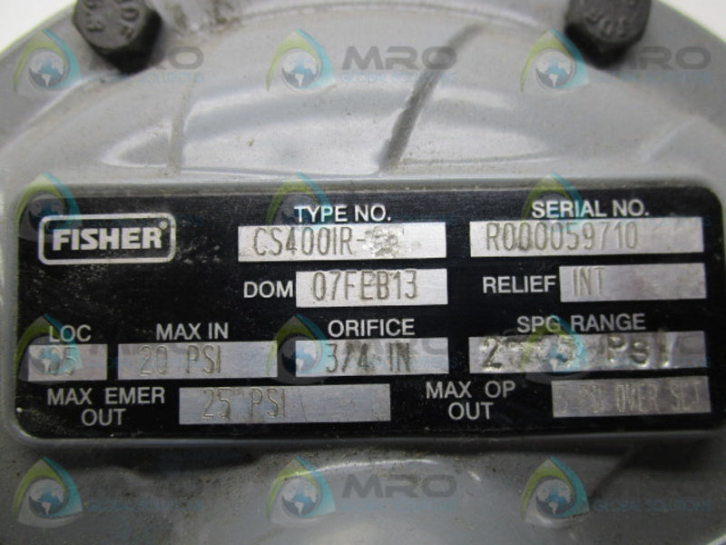 FISHER CS400IR (AS PICTURED)  UNMP
