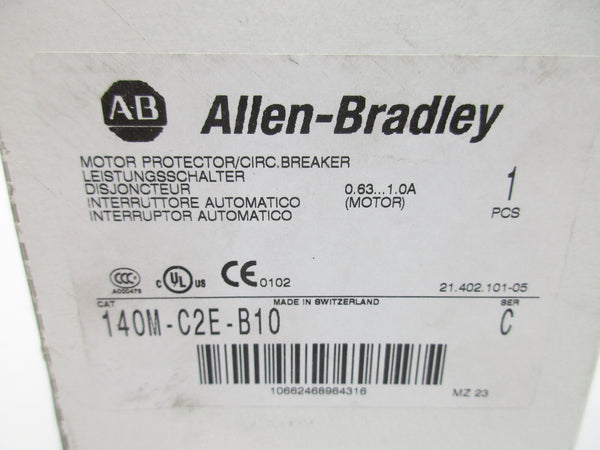 ALLEN BRADLEY 140M-C2E-B10 SER. C 690V 0.63-1.0A NSMP