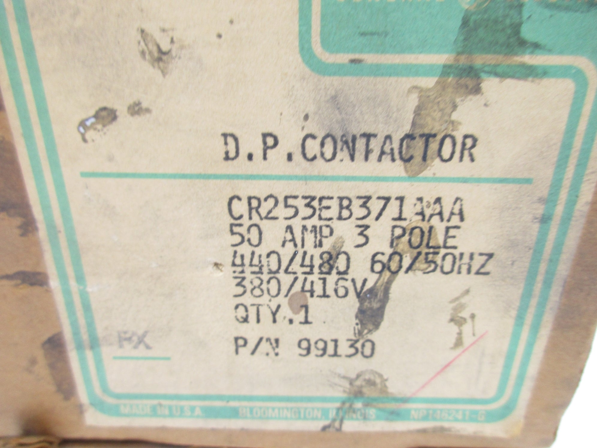 GENERAL ELECTRIC CR253EB371AAA 380/416V NSMP