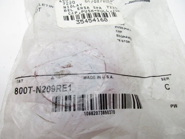 ALLEN BRADLEY 800T-N209RE1 SER. C NSMP