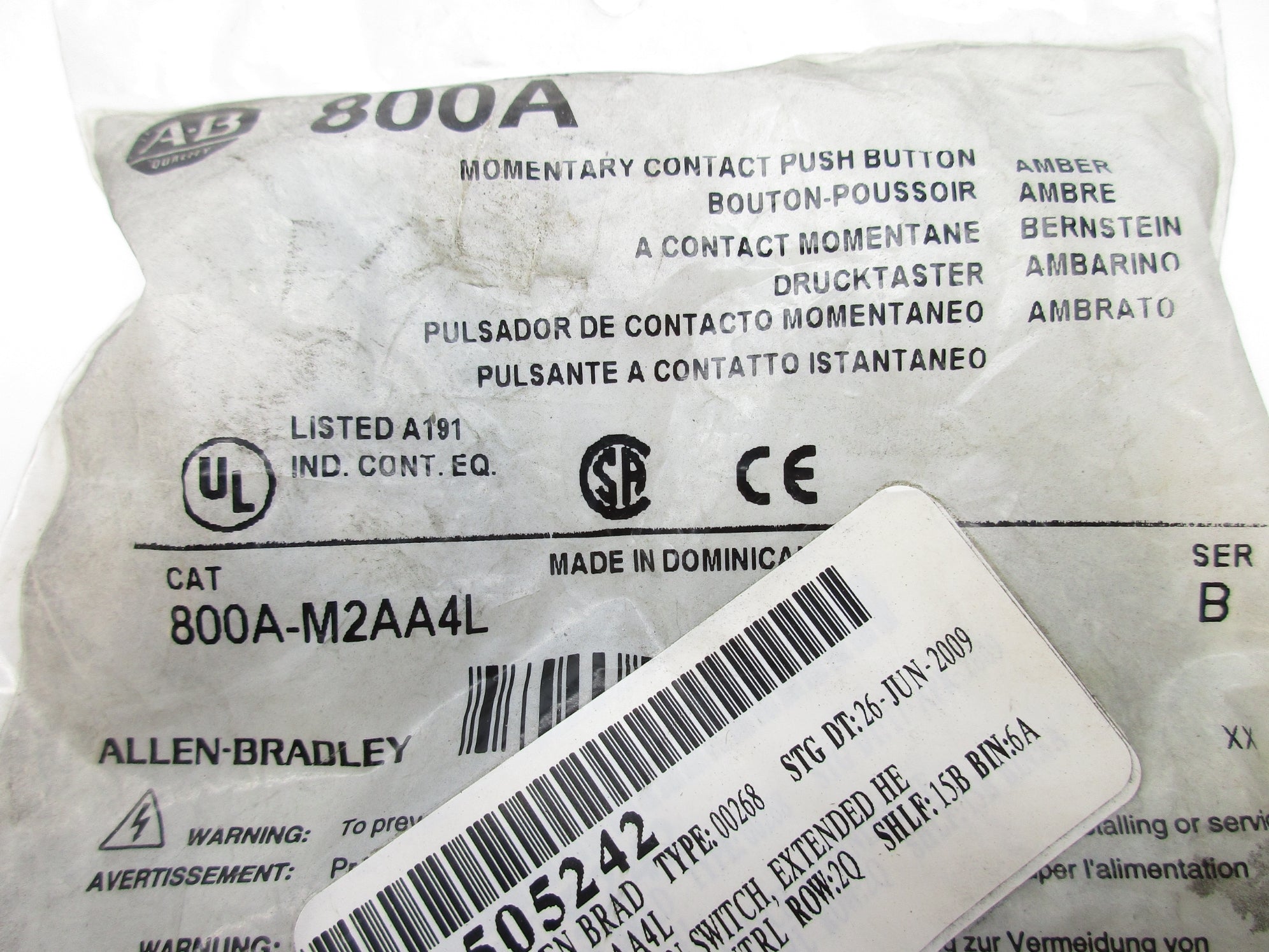 INDUSTRIAL SPARE PART 800A-M2AA4L SER. B NSMP