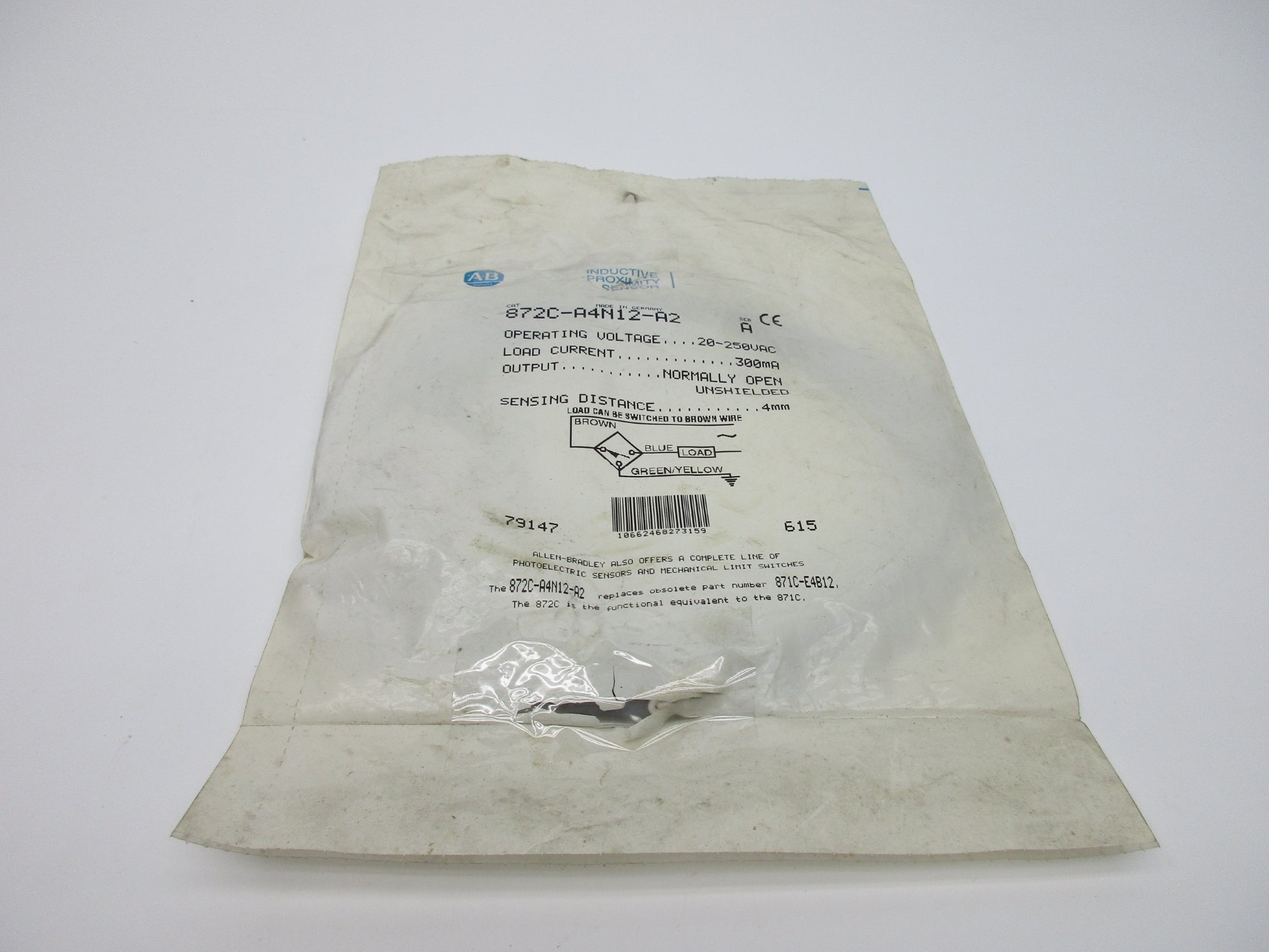 ALLEN BRADLEY 872C-A4N12-A2 SER. A NSMP