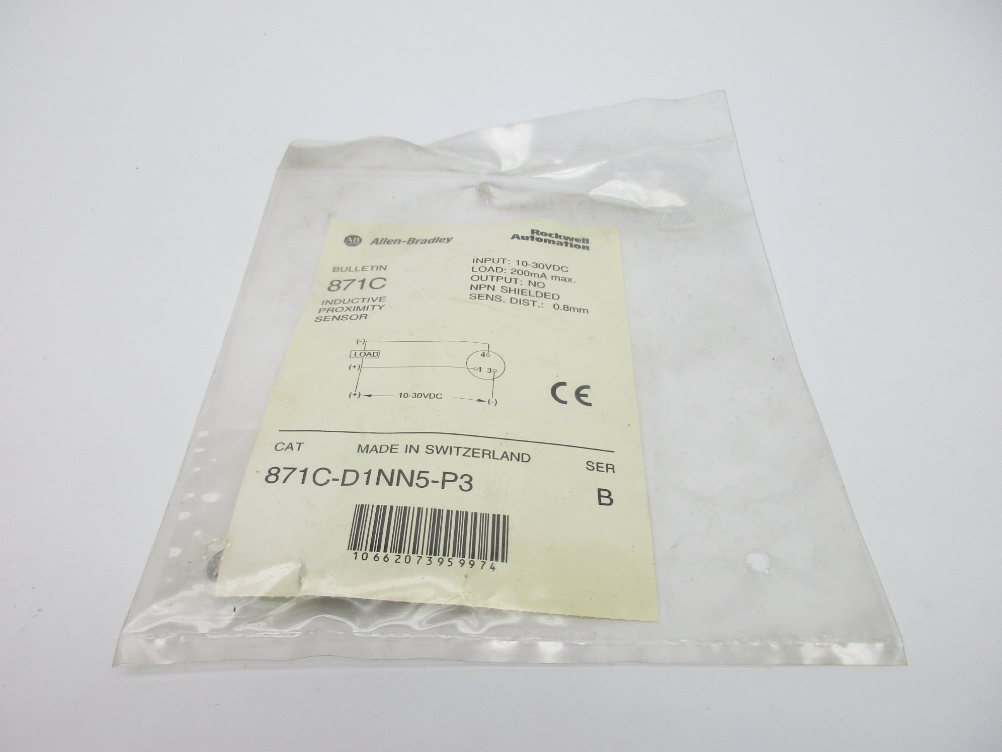 INDUSTRIAL SPARE PART 871C-D1NN5-P3 SER. B 10-30VDC NSMP