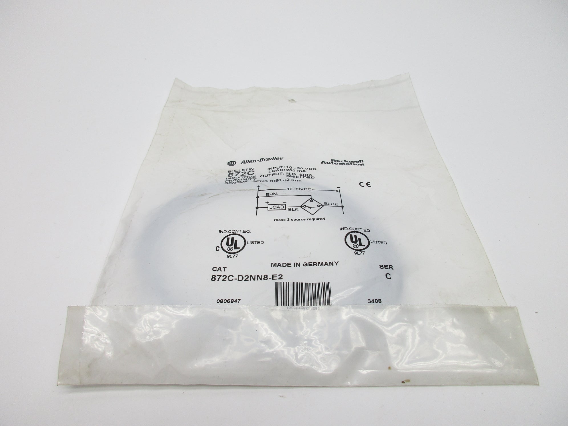 ALLEN BRADLEY 872C-D2NN8-E2 SER. C NSMP