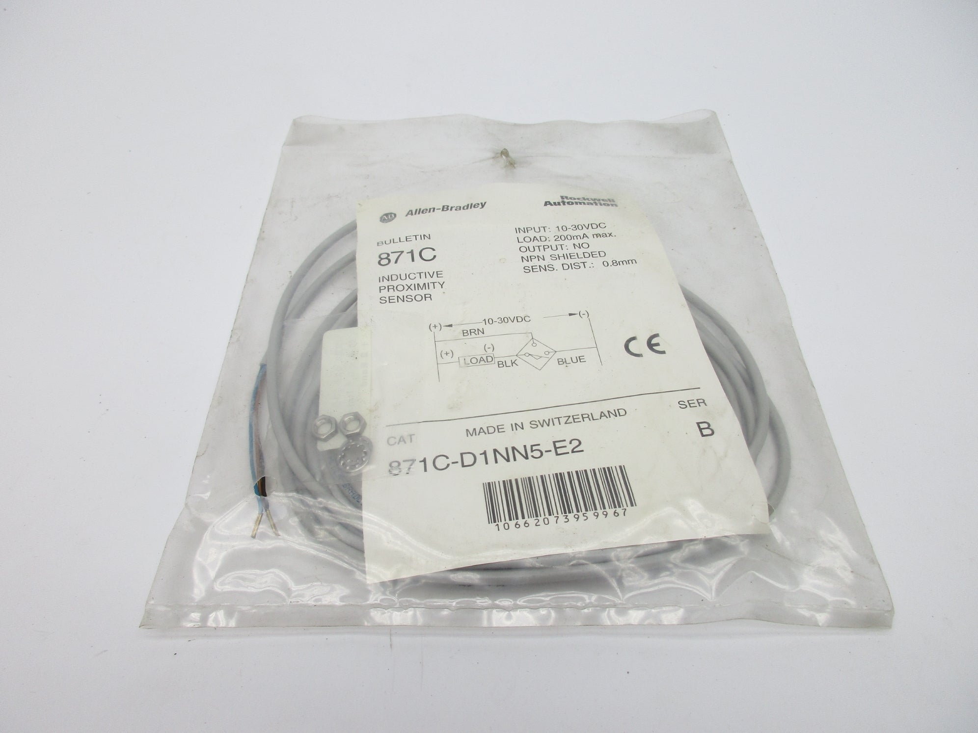 INDUSTRIAL SPARE PART 871C-D1NN5-E2 SER. B 10-30VDC NSMP