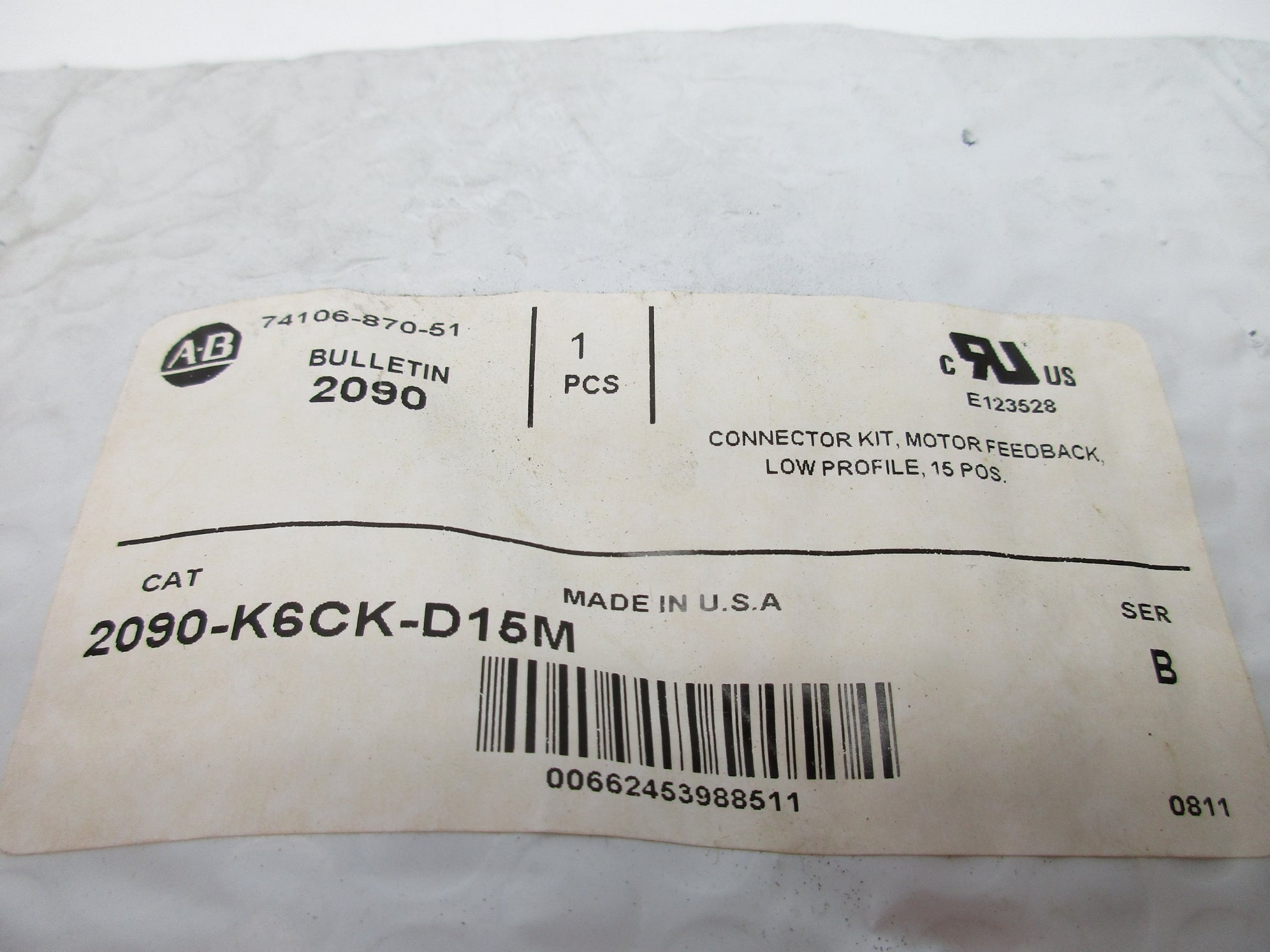 ALLEN BRADLEY 2090-K6CK-D15M SER. B NSFS