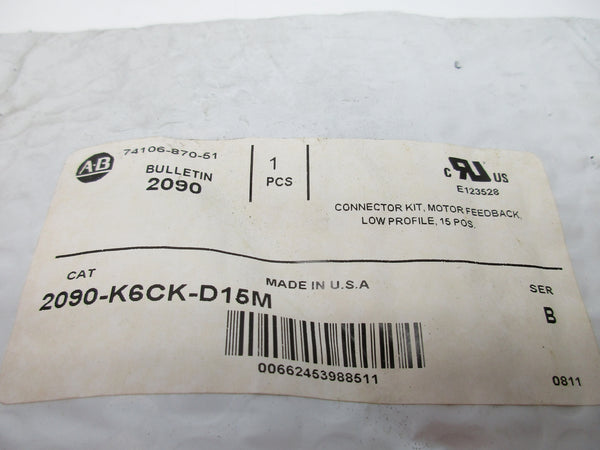 ALLEN BRADLEY 2090-K6CK-D15M SER. B NSFS
