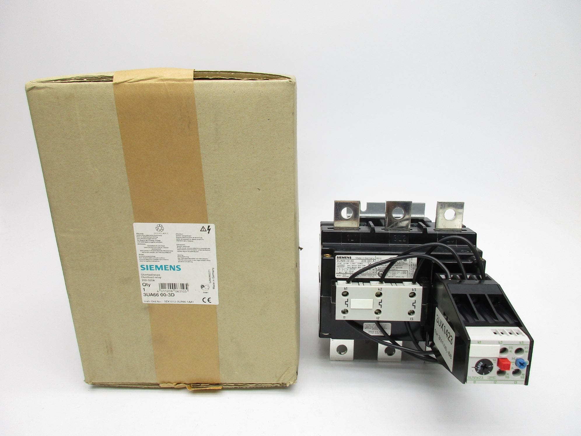 SIEMENS 3UA6600-3D 200-320A 600VAC NSMP
