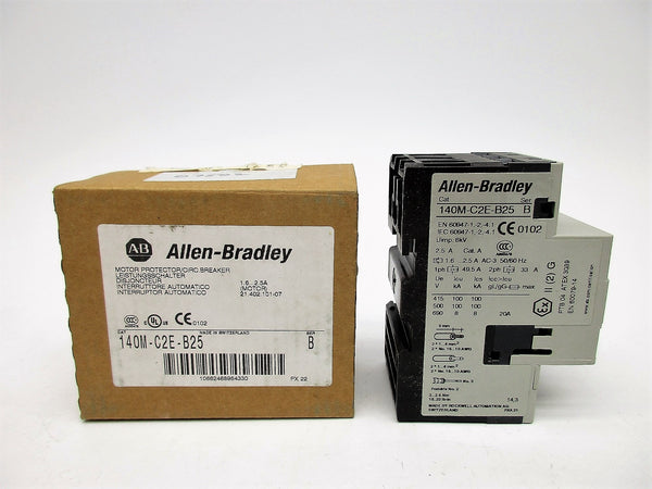 ALLEN BRADLEY 140M-C2E-B25 SER. B 690V 1.6-2.5A NSMP
