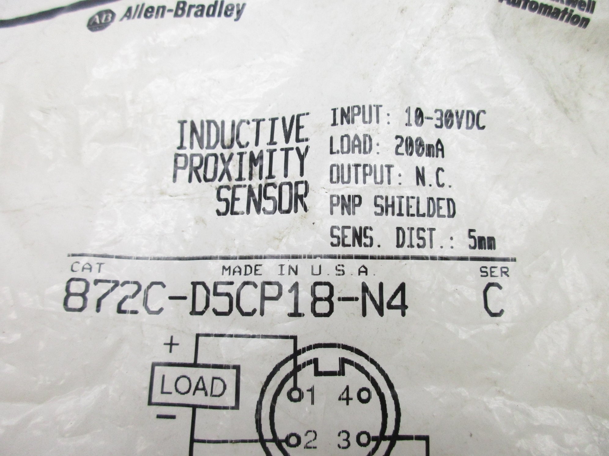 INDUSTRIAL SPARE PART 872C-D5CP18-N4 SER. C NSMP